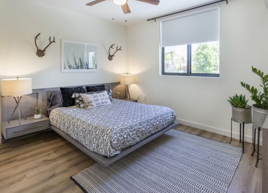 Bedroom With Expansive Windows at Bay Village1, Florida