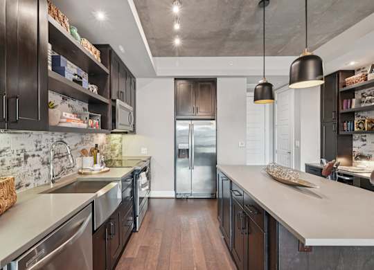 The Case Building Apartments in Dallas, TX 1 Bedroom Kitchen