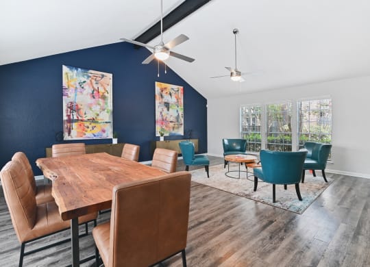 Clubhouse Interior at Davenport Apartments in Dallas, TX