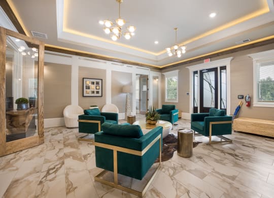 Clubhouse Interior at Capital Grand Apartments in Tallahassee, FL