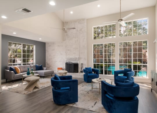 Clubhouse Interior at Vista Crossing Apartments in San Antonio, TX