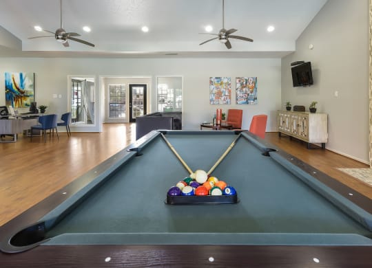 Clubhouse at Camino del Sol Apartments in Denton, Texas, TX