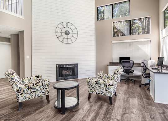Clubhouse Interior | Poplar Place | Carrboro NC
