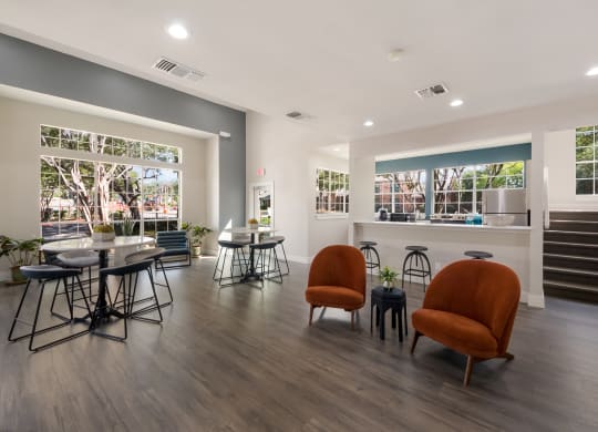 Clubhouse Interior at Vista Crossing Apartments in San Antonio, TX