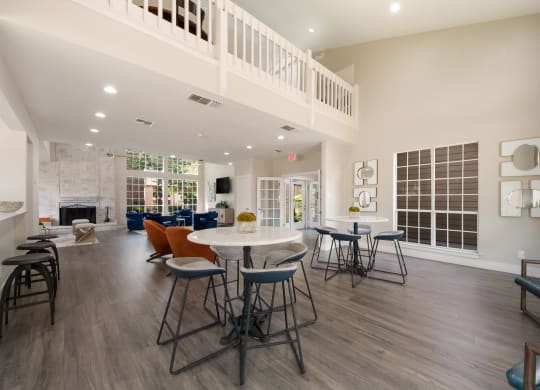 Clubhouse Interior at Vista Crossing Apartments in San Antonio, TX