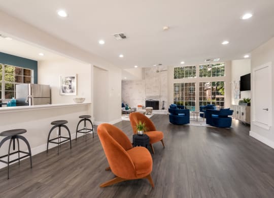 Clubhouse Interior at Vista Crossing Apartments in San Antonio, TX