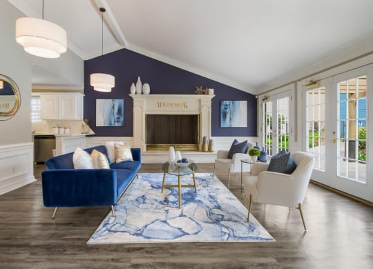 Clubhouse Interior  at Willow Brook Crossing Apartments in Houston, TX