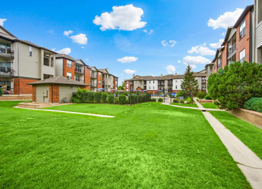 Building Exteriors at Greensview Apartments in Aurora, Colorado, CO