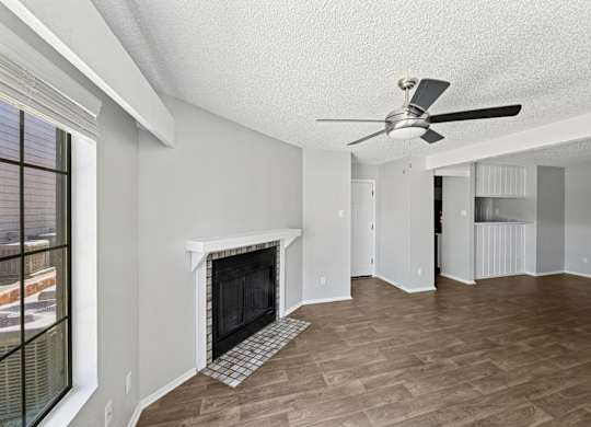 Copper Canyon in Bedford, TX, unit A1 Living Room