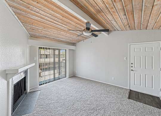 Copper Canyon Apartments in Bedford, TX, unit B1 Living Room