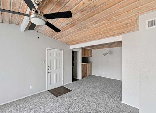 Copper Canyon Apartments in Bedford, TX, unit B1 Living Room