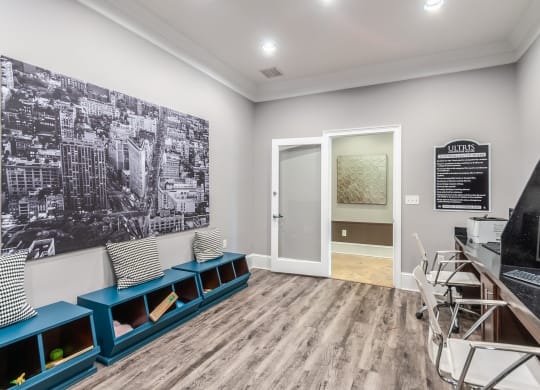 Business Center Entrance at Ultris Courthouse Square Apartment Homes in Stafford, Virginia, VA