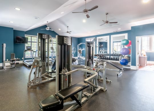 Fitness Center at Ultris Courthouse Square Apartment Homes in Stafford, Virginia, VA