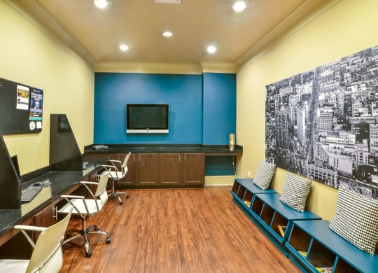 Business Center at Courthouse Square Apartments in Stafford, VA