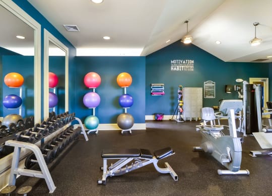 Fitness Center at Courthouse Square Apartments in Stafford, VA