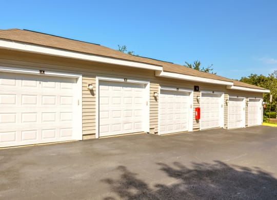 Garages at Courthouse Square Apartments in Stafford, VA