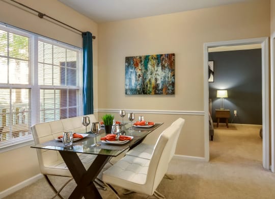 Furnished Dining Room at Courthouse Square Apartments in Stafford, VA