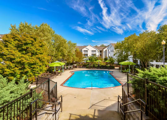 Pool View at Courthouse Square Apartments in Stafford, VA