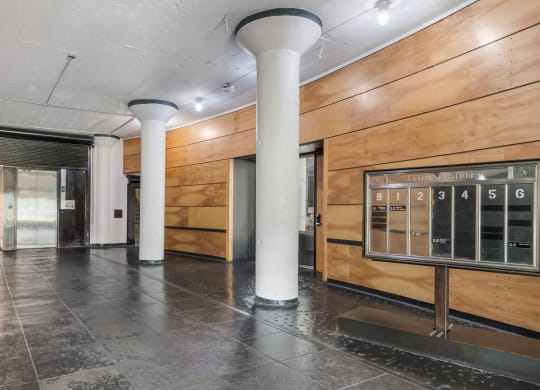 Lobby Entrance at 3200 Main Lofts in Deep Ellum, Dallas, Texas, TX