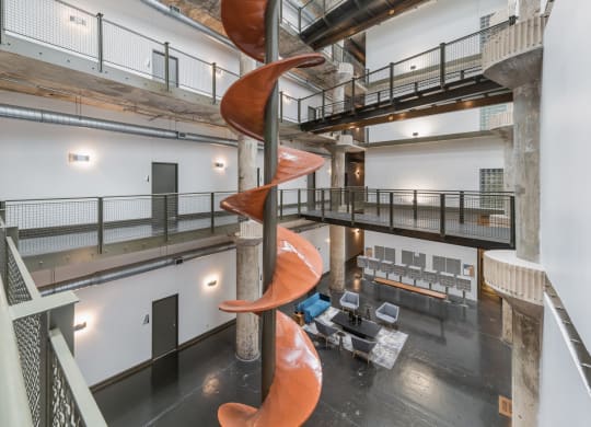 Loft Hallways at Adam Hats Lofts in Deep Ellum, Dallas, Texas, TX