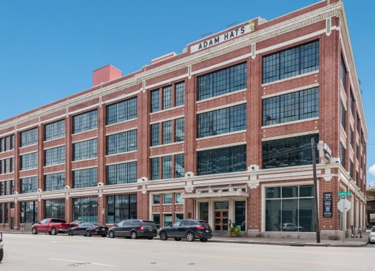 Building Exterior at Adam Hats Lofts in Deep Ellum, Dallas, Texas, TX