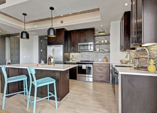 Custom Cabinetry In Kitchen at The Case Building, Dallas, TX