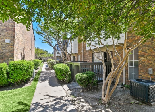 our apartments offer a walkway to the beach