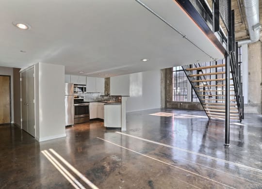 Loft unit Interior at Adam Hats Lofts in Deep Ellum, Dallas, Texas, TX