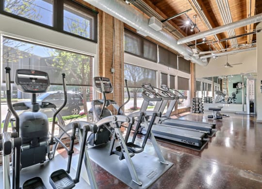 Fitness Center at Deep Ellum Lofts in Deep Ellum, Dallas, Texas, TX