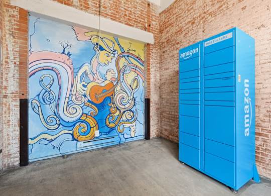 Elm St Lofts in Dallas TX amazon hub locker