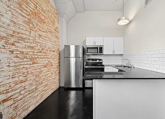Elm St Lofts in Dallas TX kitchen