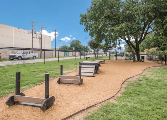 Agility Course at the Dog Park - Deep Ellum Lofts, Dallas, Texas, TX