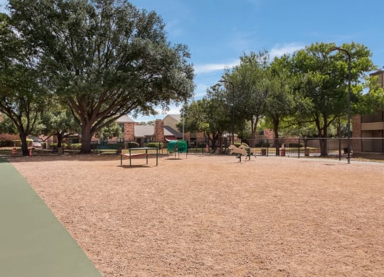 Dog Park at Vista Crossing Apartments in San Antonio, TX