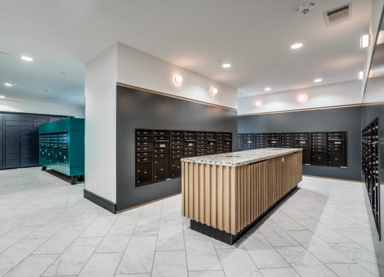 Mail Room at Epoch on Eagle Apartments in Denton, Texas, TX