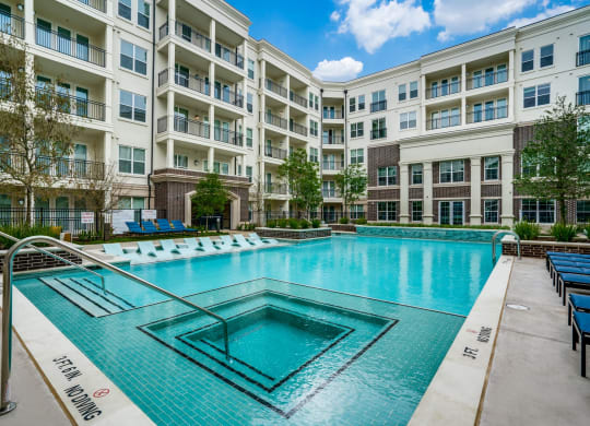 Courtyard Pool at Epoch on Eagle Apartments in Denton, Texas, TX