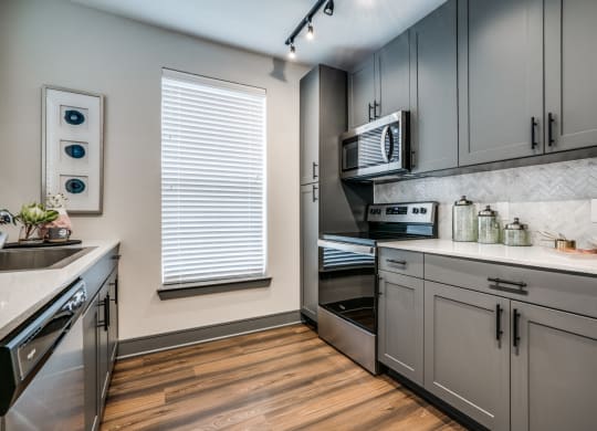 2-Bedroom: Kitchen at Epoch on Eagle Apartments in Denton, TX