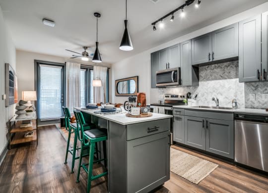 1 Bedroom: Eat-In Kitchen at Epoch on Eagle Apartments in Denton, TX