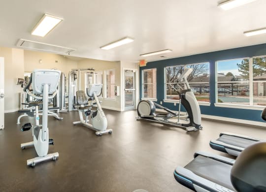 Fitness Center at Greensview Apartments in Aurora, Colorado, CO