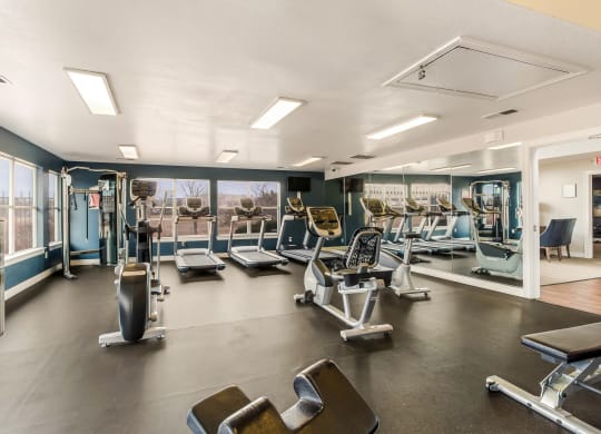Fitness Center at Greensview Apartments in Aurora, Colorado, CO