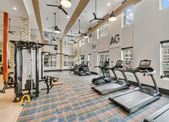 Fitness Center View 4 at Epoch on Eagle in Denton, TX