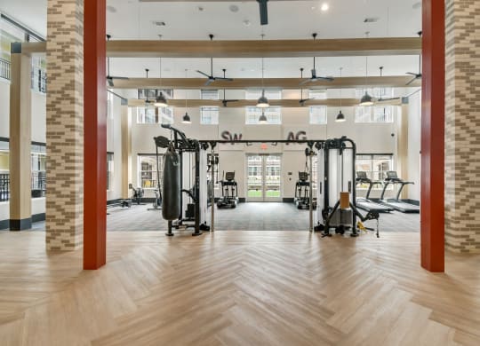 Fitness Center View 6 at Epoch on Eagle in Denton, TX