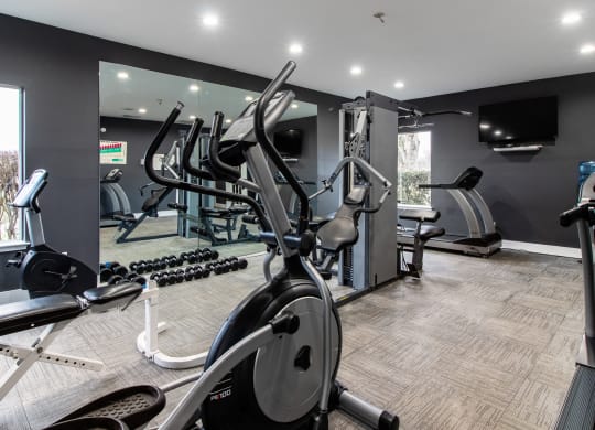 Fitness Center at The Players Club Apartments in Nashville, TN