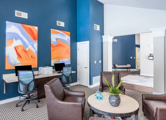 Business Center at Greensview Apartments in Aurora, Colorado, CO