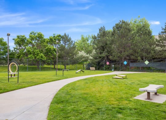 Dog Park at Greensview Apartments in Aurora, Colorado, CO