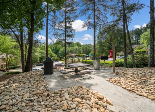 Grill Area at Oakley Run Apartments in Smyrna, Georgia, GA