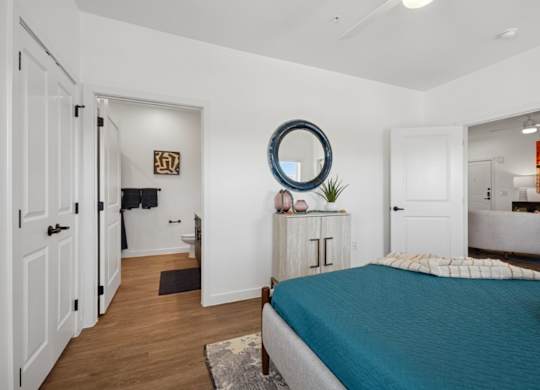 Hillside on Parmer Lane Apartments in Austin Tx Model Unit Bedroom