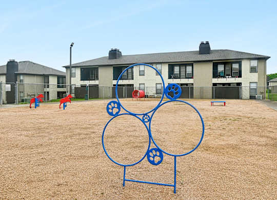 Dog Park at Heritage Square Apartments in Waco, TX