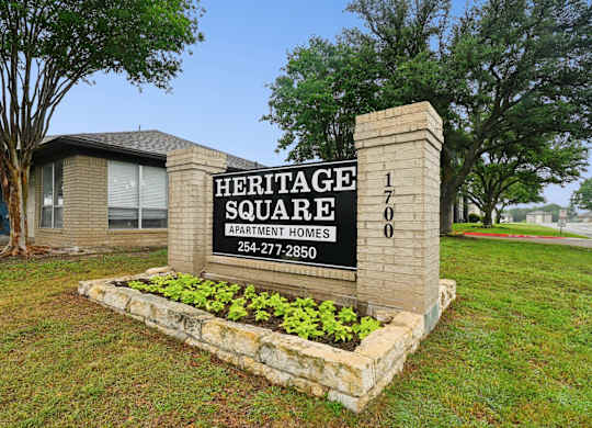 Heritage Square Apartments Property Sign