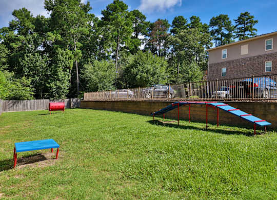 Hilltops Apartments in Conroe, Tx dog park