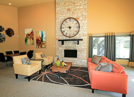 spacious leasing office at Westdale Parke in Austin, TX